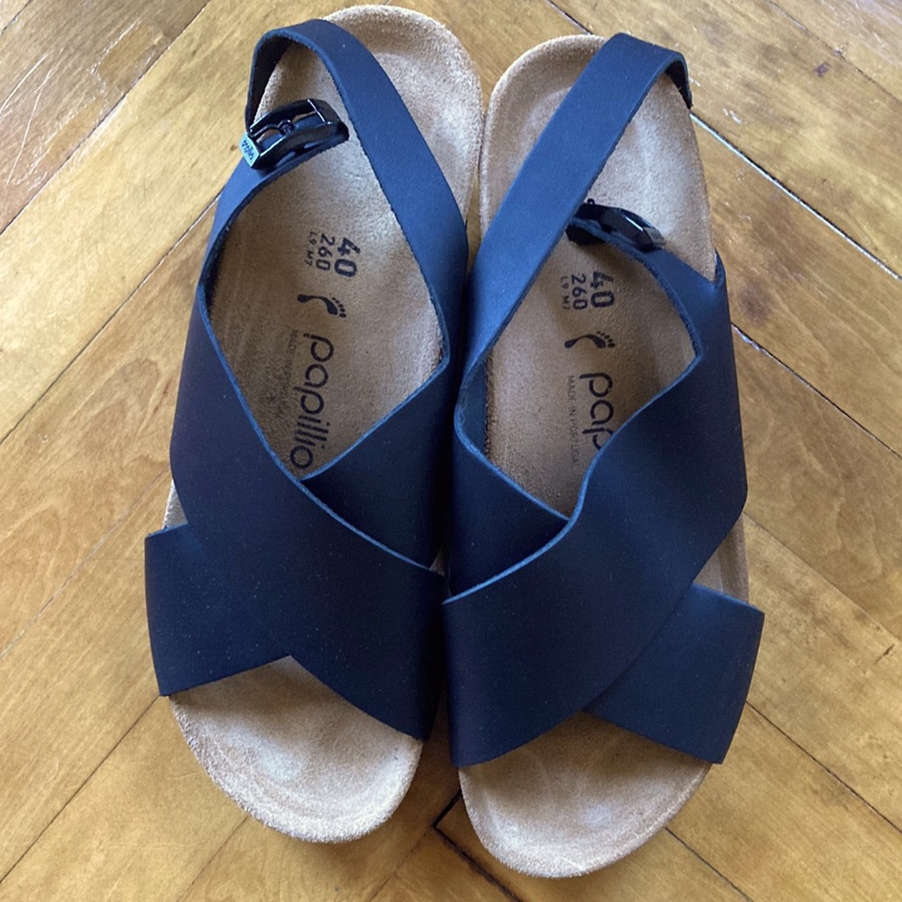 Papillo cork wedge dress shoe